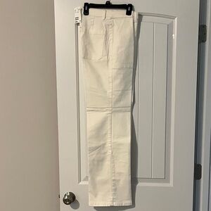 H&M Cream Boot Cut Pants